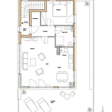 Penthouse Lettner Daire *